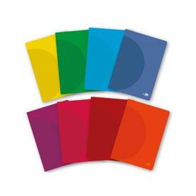 Libreta liderpapel 360 tapa de plastico a4 48 hojas 90g/m2 rayado nº 46 colores surtidos