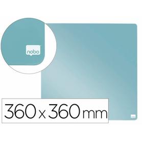 Pizarra nobo magnetica para el hogar color gris 360x360 mm