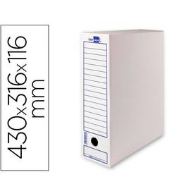 Caja archivo definitivo liderpapel ecouse 100% reciclado 106 listados de ordenador 430x316x116mm 325g/m2