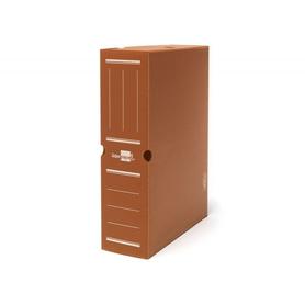 DF17 - Caja archivo definitivo plastico liderpapel marron tamaño 387x275x105 mm