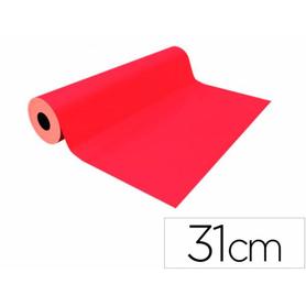 Papel de regalo basika metalizado rojo bobina 31 cm
