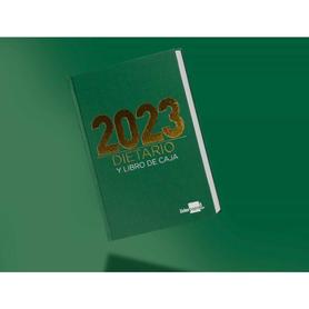 Dietario liderpapel 15x21,5 cm 2023 cuarto papel 70 gr color verde