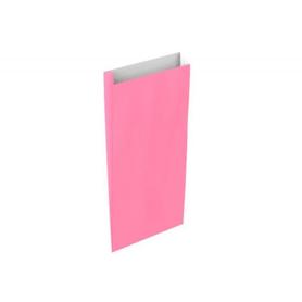02034004 - Sobre papel basika celulosa rosa con fuelle m 200x350x60 mm paquete de 25 unidades