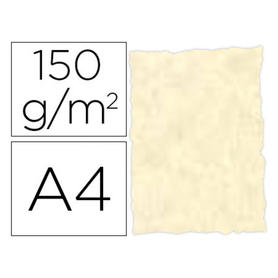 Papel pergamino din a4 troquelado 150 gr color parchment topacio paquete de 25 hojas