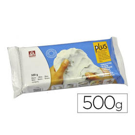 Arcilla sio-2 plus que endurece al aire blanco paquete de 500 gr
