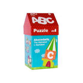 Puzzle apli abecedario casita 40 piezas