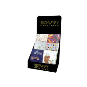 Cuaderno arguval turnowsky rayado horizontal 21x14,8 cm expositor de 48 unidades surtidas 560x310x275 mm