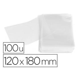 Bolsa polipropileno apli 120x180 mm transparente paquete de 100 unidades