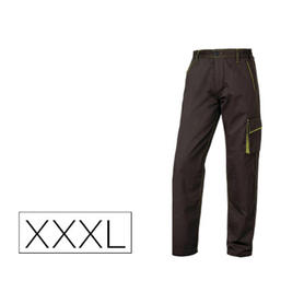 Pantalon deltaplus con cintura ajustable y 5 bolsillos color marron - verde talla xxxl