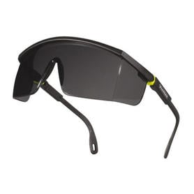 Gafas deltaplus de proteccion policarbonato monobloque ahumado color gris-amarilla uv400