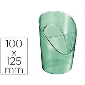Cubilete portalapices esselte plastico colour ice color verde 100x125x90 mm