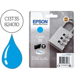 Ink-jet epson 35 t3582 pro wf-4720dwf / 4725dwf / 4730dtwf / 4740dtwf cian 650 paginas