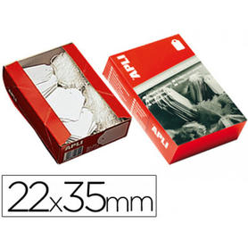 Etiquetas colgantes 390 22 x 35 mm -caja de 500