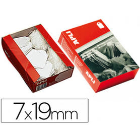Etiquetas colgantes 383 7 x 19 mm -caja de 1000