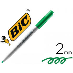 Rotulador bic velleda para pizarra verde -punta redonda 2 mm