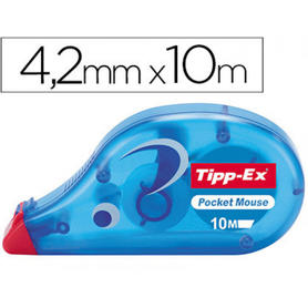 Corrector tipp-ex cinta -pocket mouse 4,2 mm x 10 m.