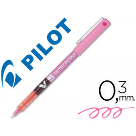 Rotulador pilot punta aguja v-5 rosa 0.5 mm