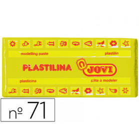 Plastilina jovi 71 amarillo oscuro -unidad -tamaño mediano
