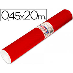 Rollo adhesivo aironfix unicolor rojo brillo 67010 -rollo de 20 mt