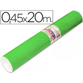 Rollo adhesivo aironfix unicolor verde medio 67005 -rollo de 20 mt