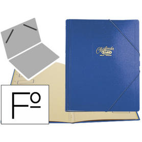 Carpeta clasificador carton compacto saro folio azul -12 departamentos