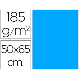 Cartulina guarro azul maldivas -50x65 cm -185 gr