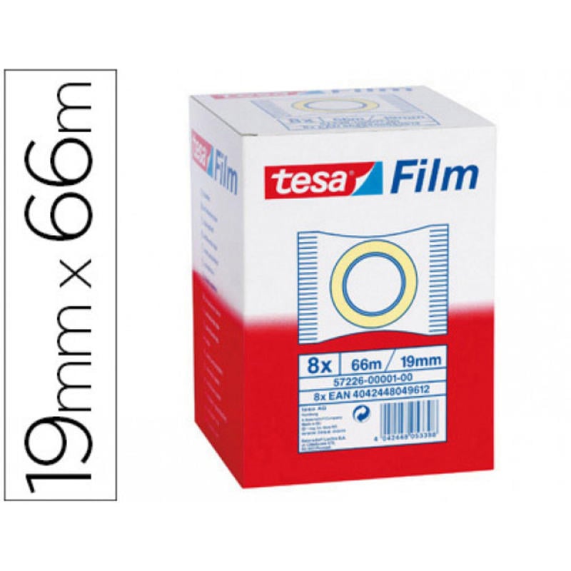 Cinta adhesiva tesa standard 66 mt x 19 mm Cinta adhesiva tesa standard 66 mt x 19 mm