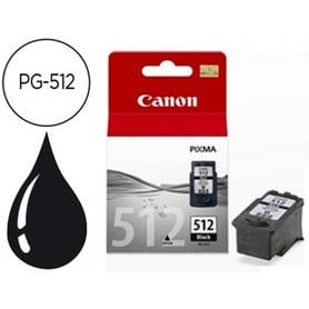 Ink-jet canon pg-512 negro pixma mp240/260/480 400 pag