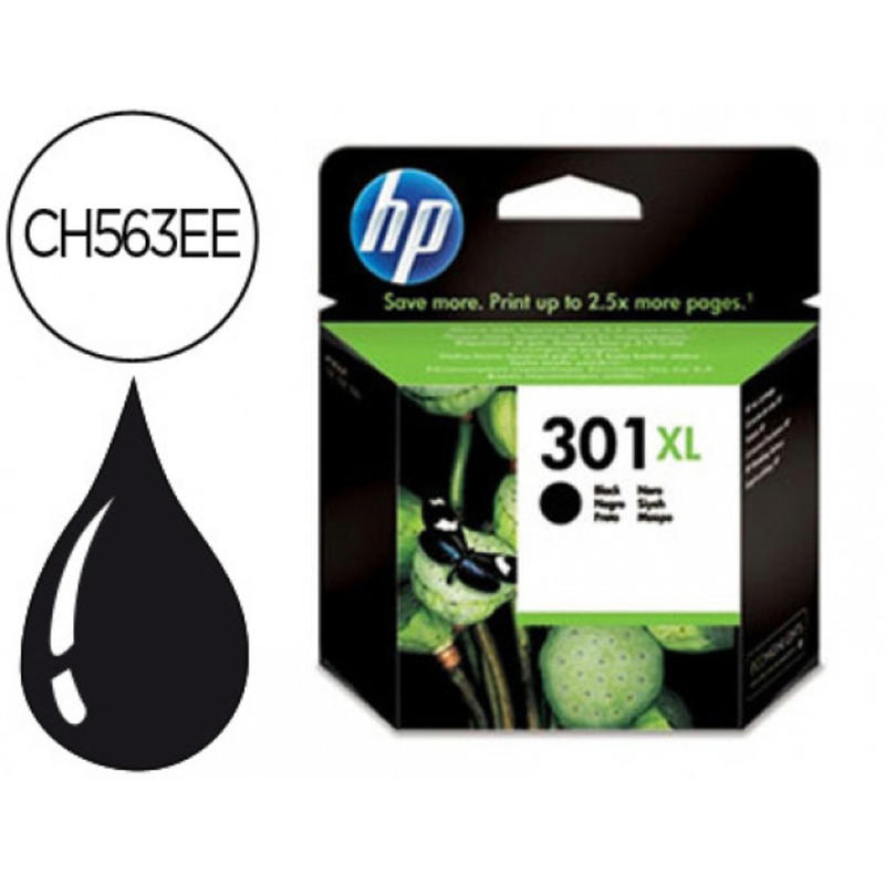 Compra Ink-jet hp 301xl negro