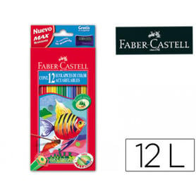 Lapices de colores faber-castell acuarelables c/ 12 surtidos