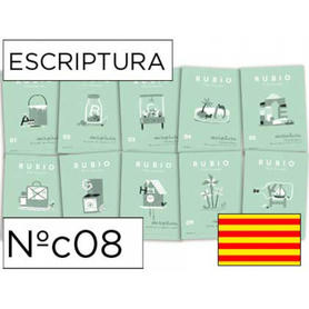 Cuaderno rubio escriptura nºc08 catalan