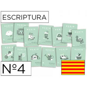 Cuaderno rubio escriptura nº4 catalan