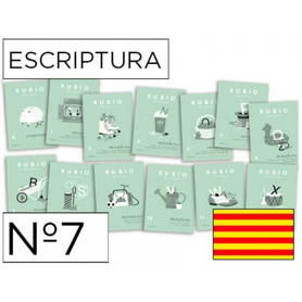 Cuaderno rubio escriptura nº7 catalan