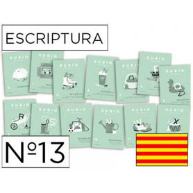 Cuaderno rubio escriptura nº13 catalan