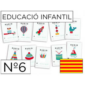 Cuaderno rubio educacion infantil nº6 catalan