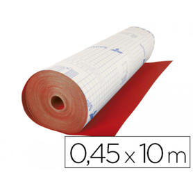 Rollo adhesivo especial ante color rojo rollo de 10 mt