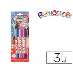 Barra de maquillaje playcolor make up princesa blister de 3 unidades