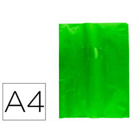 Protector cuaderno clairefontaine con etiqueta din a4 piel en pvc verde pino