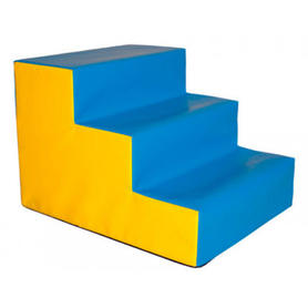 Escalera sumo didactic amarillo / azul 75x60x50 cm