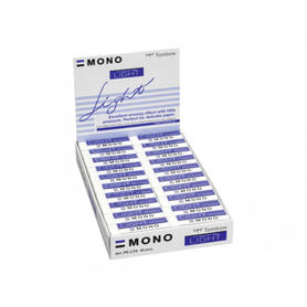 Goma tombow mono light caja de 40 unidades