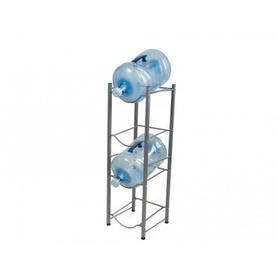 Estanteria cep metalica para botellas agua 18 litros color gris metal 1050x340x340 mm
