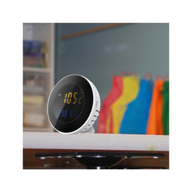 Medidor co2 orium socus pantalla lcd 7 cm diametro con indicador de temperatura y nivel de humedad usb color