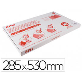 Forralibro apli pvc con solapa ajustable sin adhesivo 285 mm caja de 25 unidades