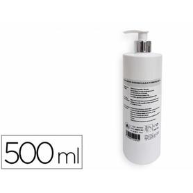 Gel hidroalcoholico higienizante para manos limpia y desinfecta sin necesidad deaclarado con dosificador 500ml