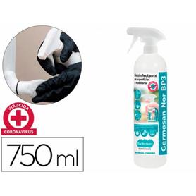 Limpiador higienizante desinfectante germosan para superficies y mobiliario bote pulverizador de 750 ml