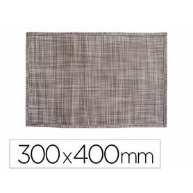 Mantel individual cotao pvc gris claro 300x400 mm