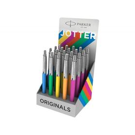 Boligrafo parker jotter plastic original expositor de 20 unidades colores surtidos