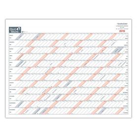 Calendario quo vadis diarizon sp 55x43 cm año vista rayado horizontal