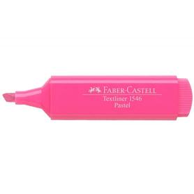 Rotulador faber fluorescente 1546 color pastel rosa