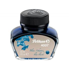 Tinta estilografica pelikan 4001 negro / azul frasco 30 ml